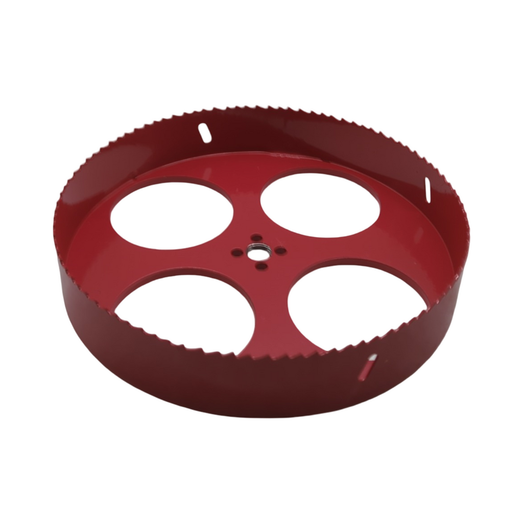 Sega a tazza 225 mm Lochsäge HSS Stahl SDS Plus Schaft Sechskant für Holz Kartongips Plastik