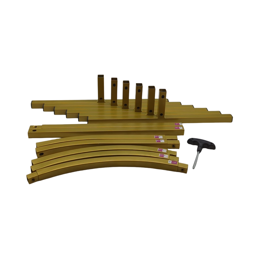 VEVOR Traubogen Set 3-teilig Metall Ständer Gehäuseverbindung Chassis-Querstangendesign 1,2m 1,5m 1,8m