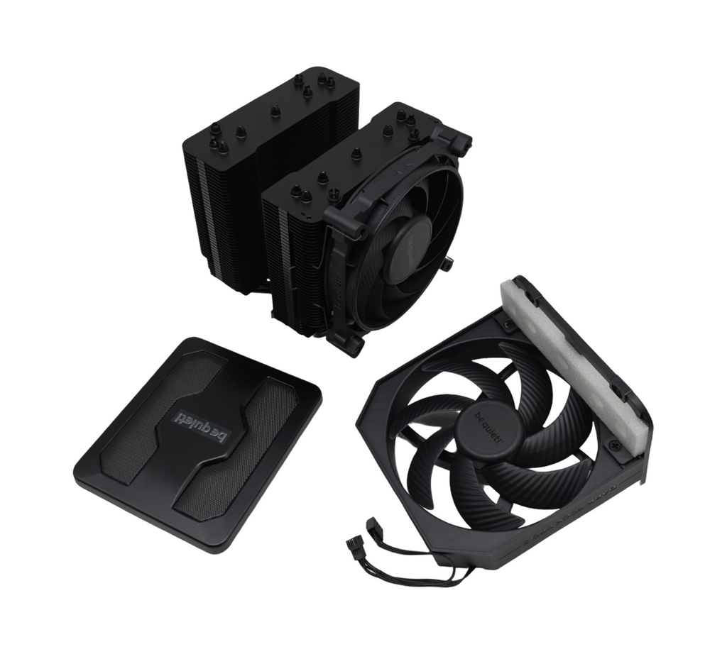 be quiet! Dark Rock Pro 5 Luftkühler 7 Hochleistungs-Heatpipes 2 Silent Wings PWM Lüfter schwarz