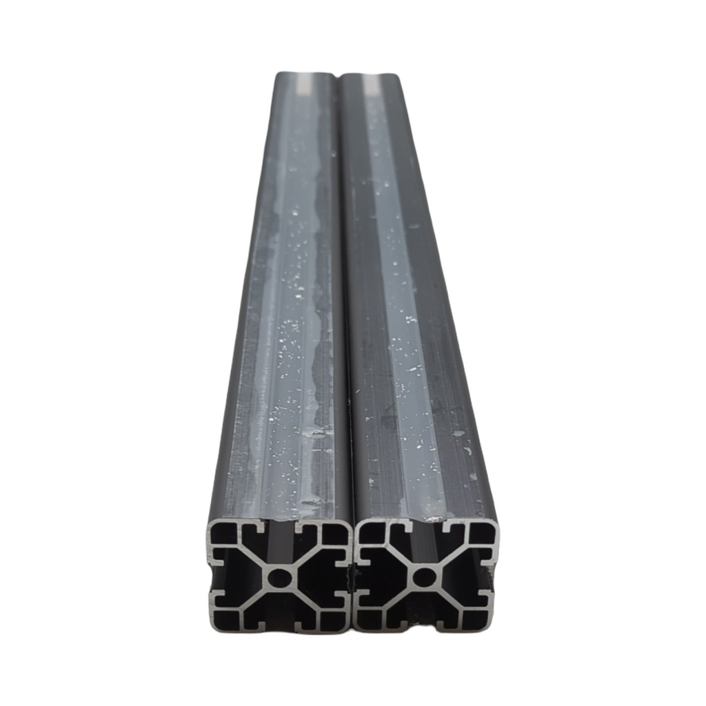 Profilo 4040 Aluminiumprofil 500mm T-Typ schwarz 40x40 Standard europäisch linear geführt