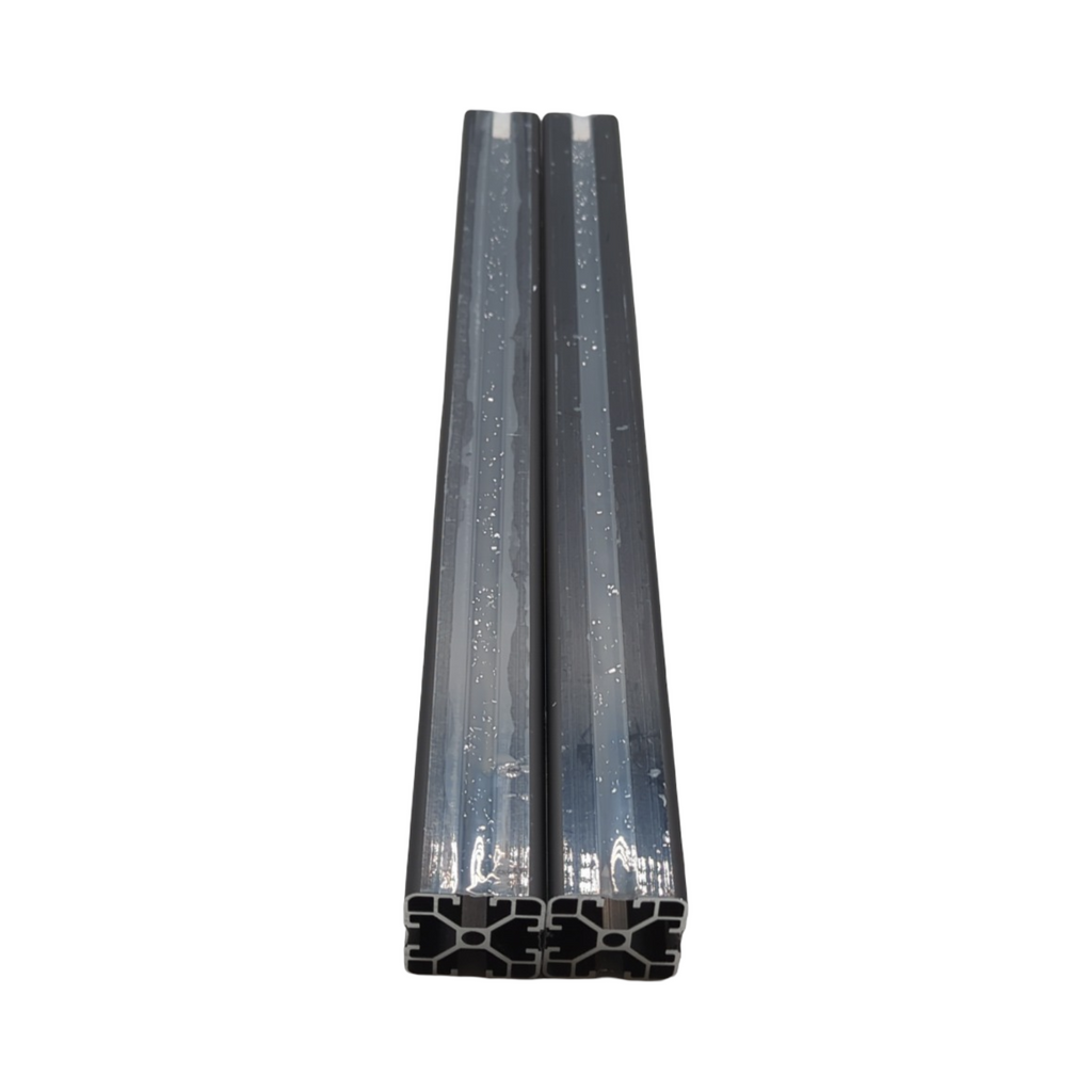 Profilo 4040 Aluminiumprofil 500mm T-Typ schwarz 40x40 Standard europäisch linear geführt