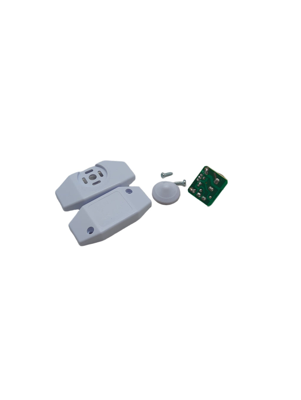 TECHZOCO LED-Dimmer Potentiometer mit Schalter Lichtschalter weiß PVC 60W 230V Schweißanschluss