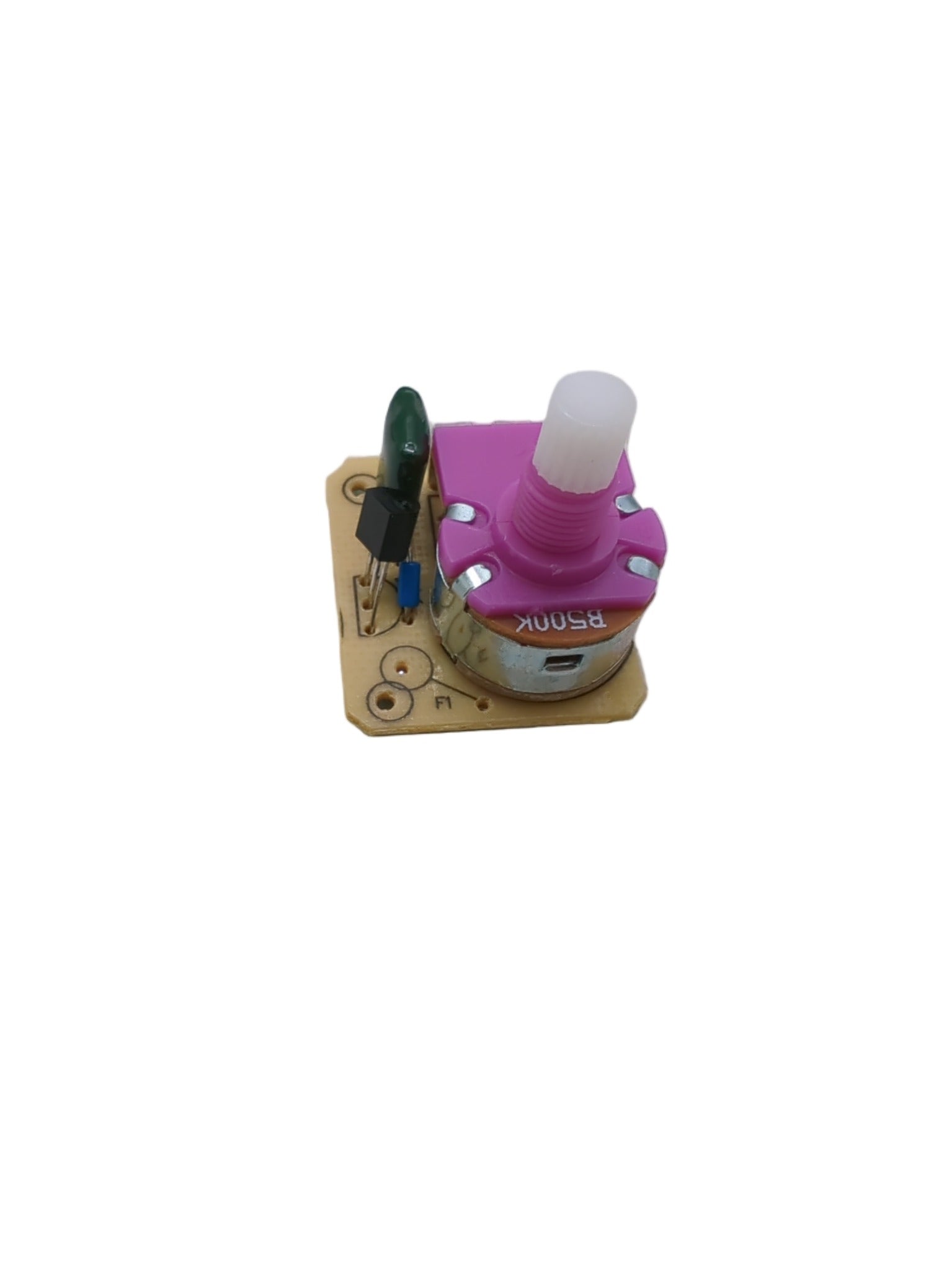 TECHZOCO LED-Dimmer Potentiometer mit Schalter Lichtschalter weiß PVC 60W 230V Schweißanschluss