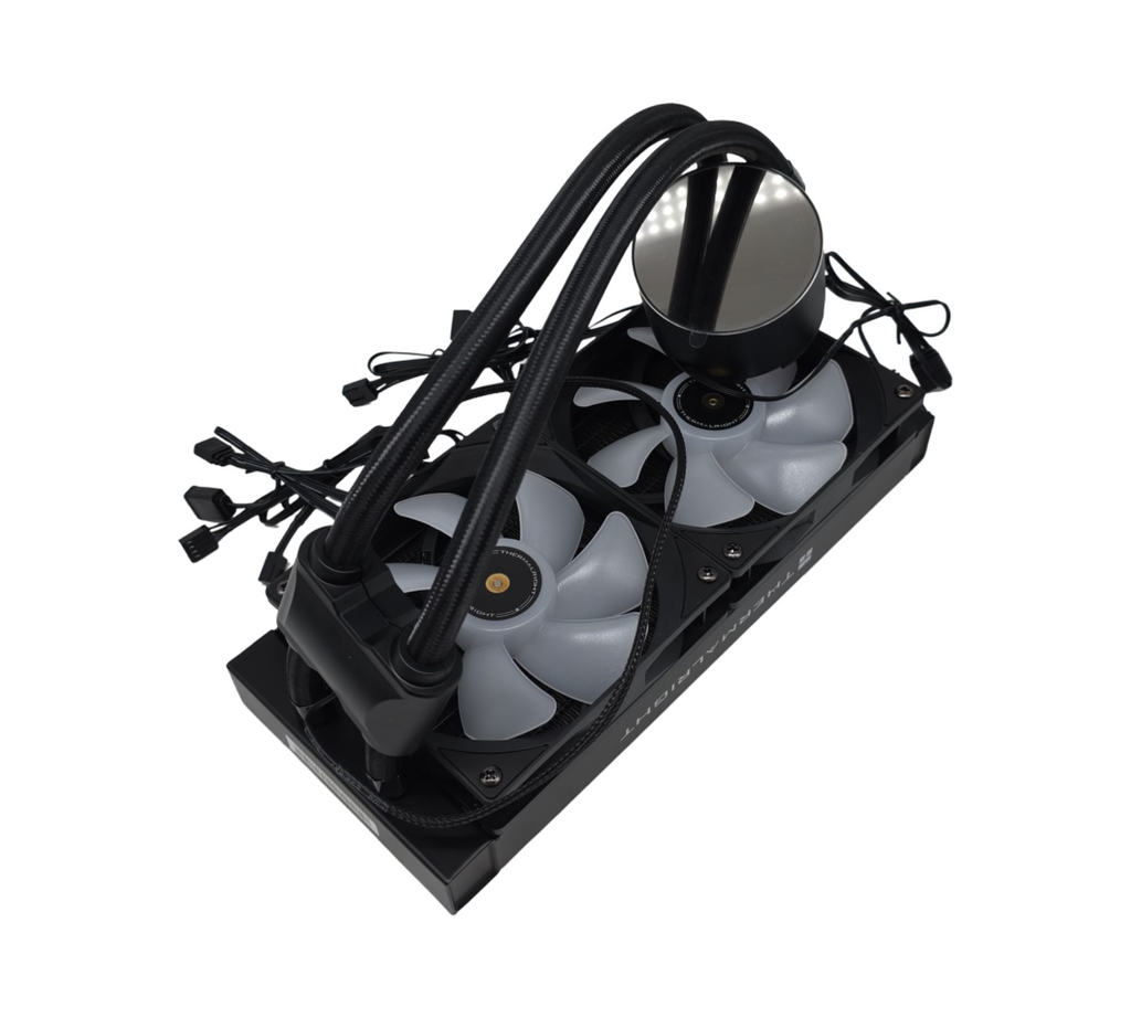 Thermalright Frozen Notte 240 BLACK ARGB CPU Wasserkühlung Doppel PWM Lüfter S-FDB V2 Lager 240mm