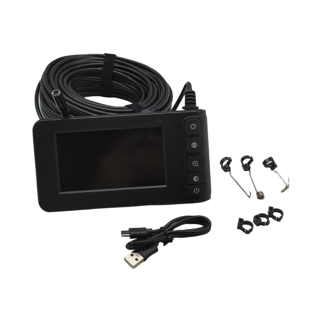 SKYBASIC Inspektionskamera Endoskop 20m 4,3 Zoll 8 LED IP67 8mm
