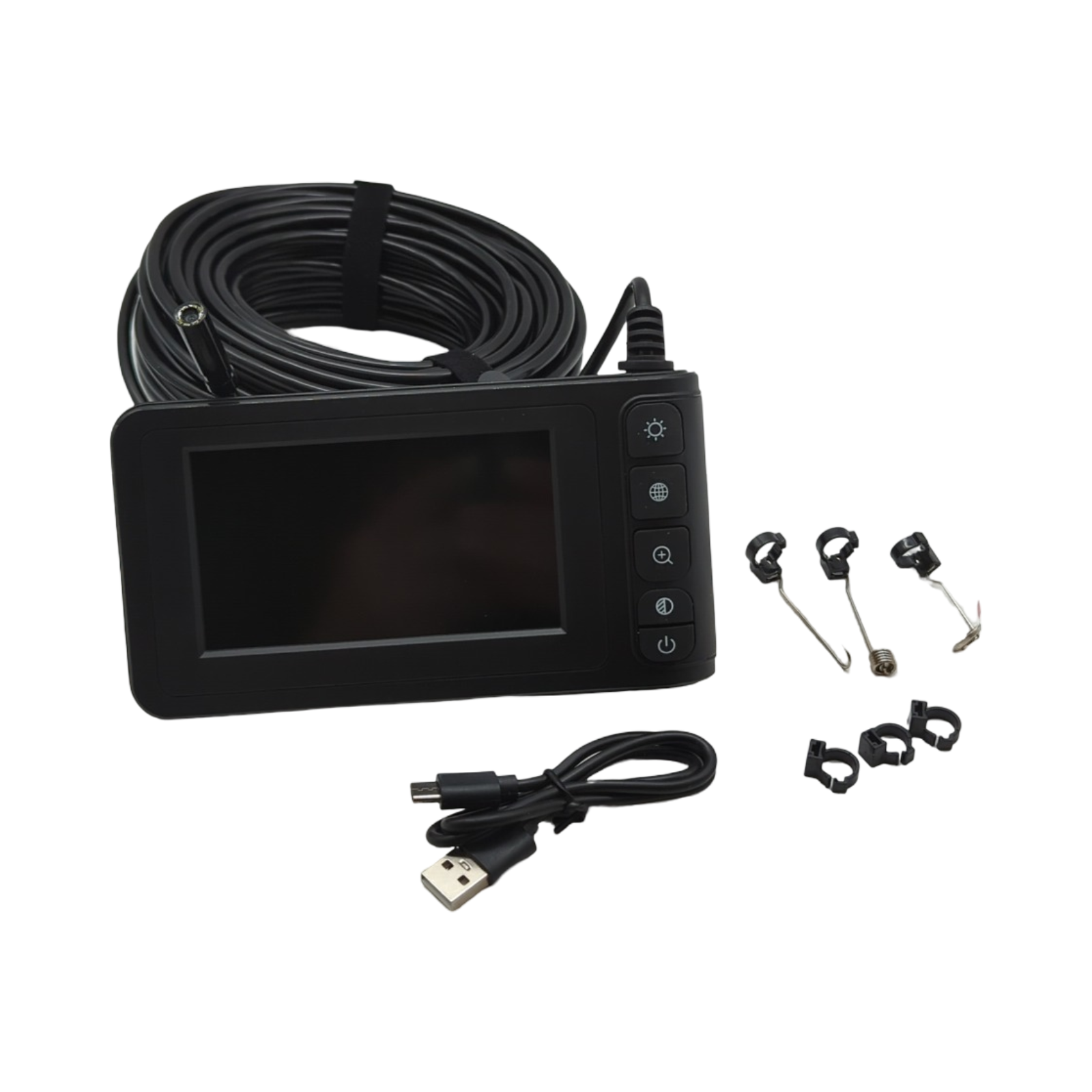 SKYBASIC Inspektionskamera Endoskop 20m 4,3 Zoll 8 LED IP67 8mm