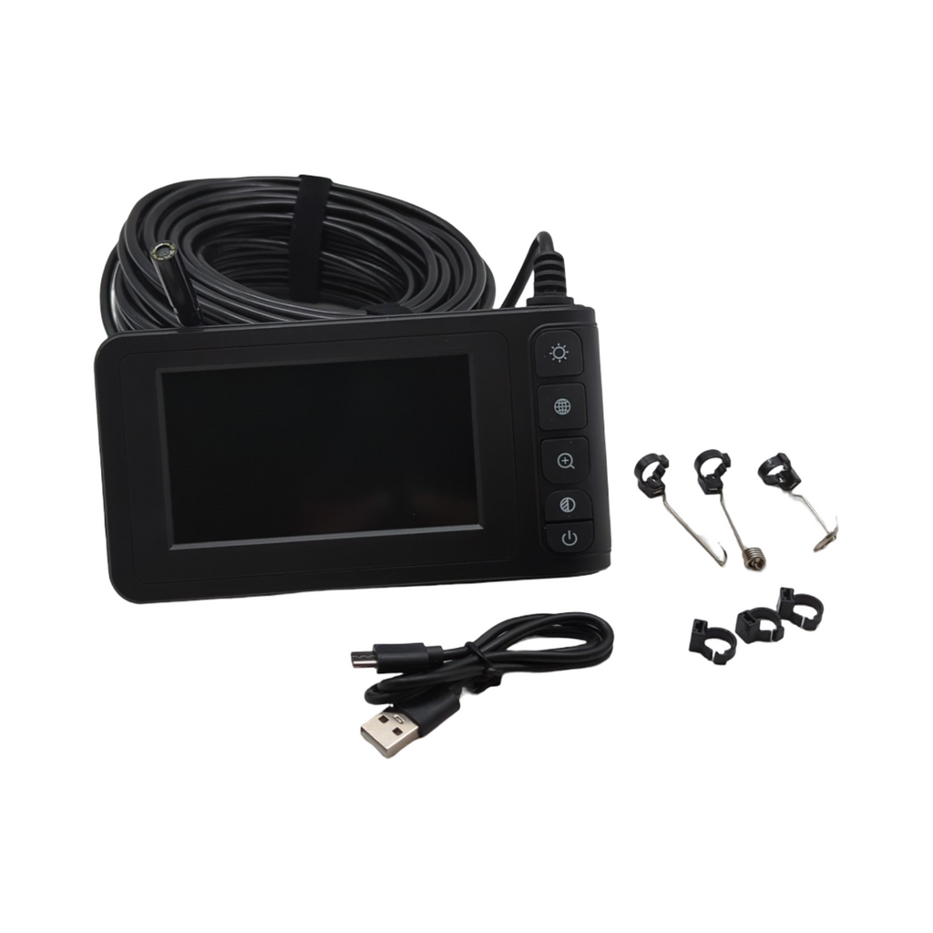 SKYBASIC Inspektionskamera Endoskop 20m 4,3 Zoll 8 LED IP67 8mm