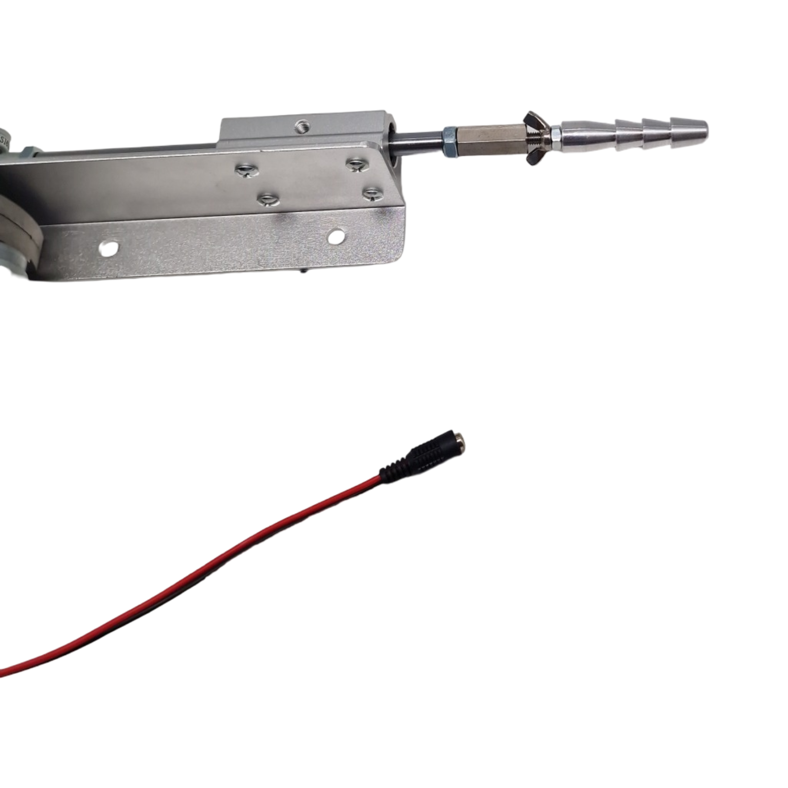 Jvnvlki Hubkolbenmotor Linearantrieb DC 24V 120rpm mit Fernbedienung Drehzahlregler Endanschluss Hub 20-80mm Schub 18kg