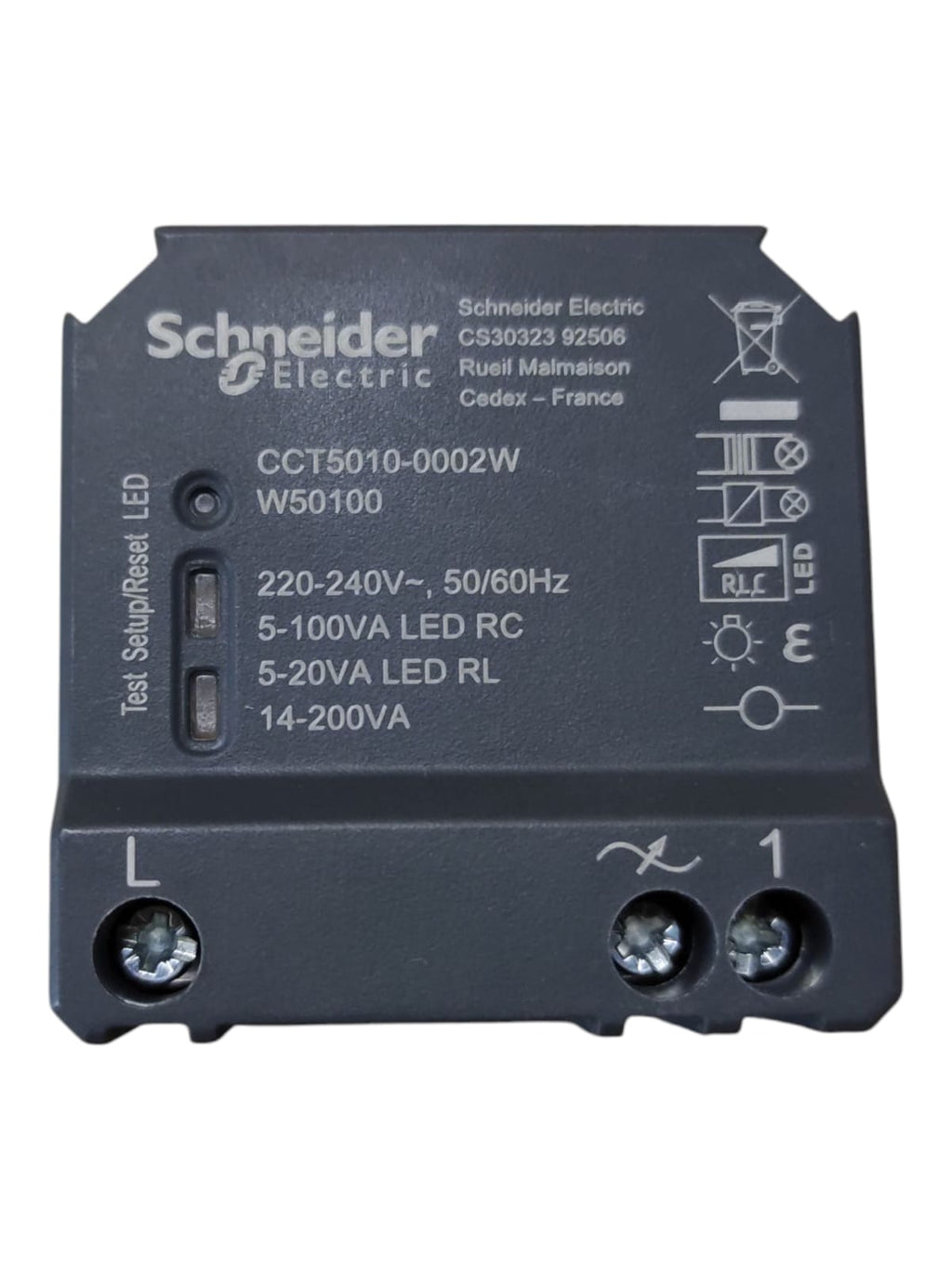 Schneider Electric CCT5010-0002W Universal-Dimmaktor 1-fach Unterputz