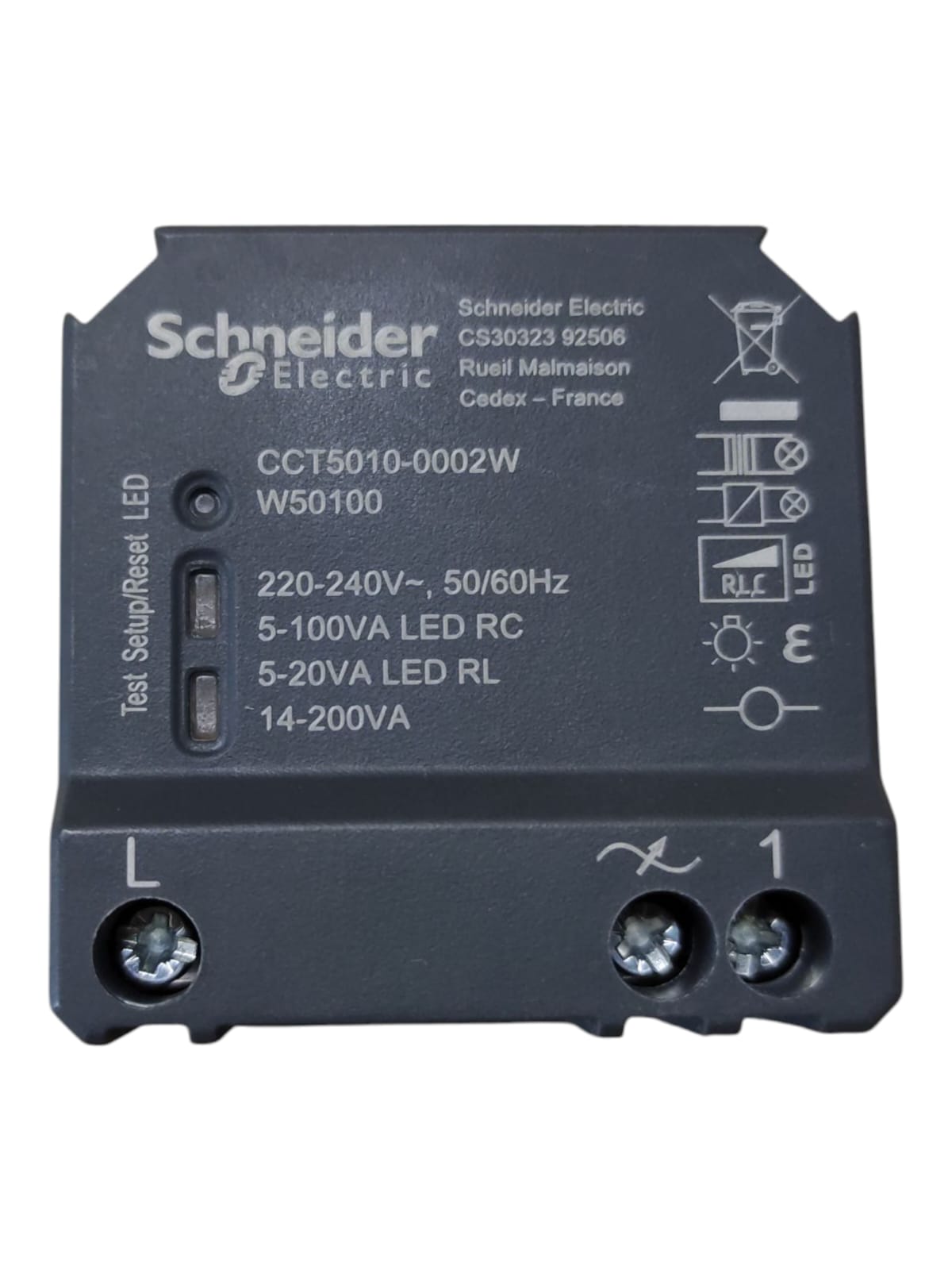 Schneider Electric CCT5010-0002W Universal-Dimmaktor 1-fach Unterputz