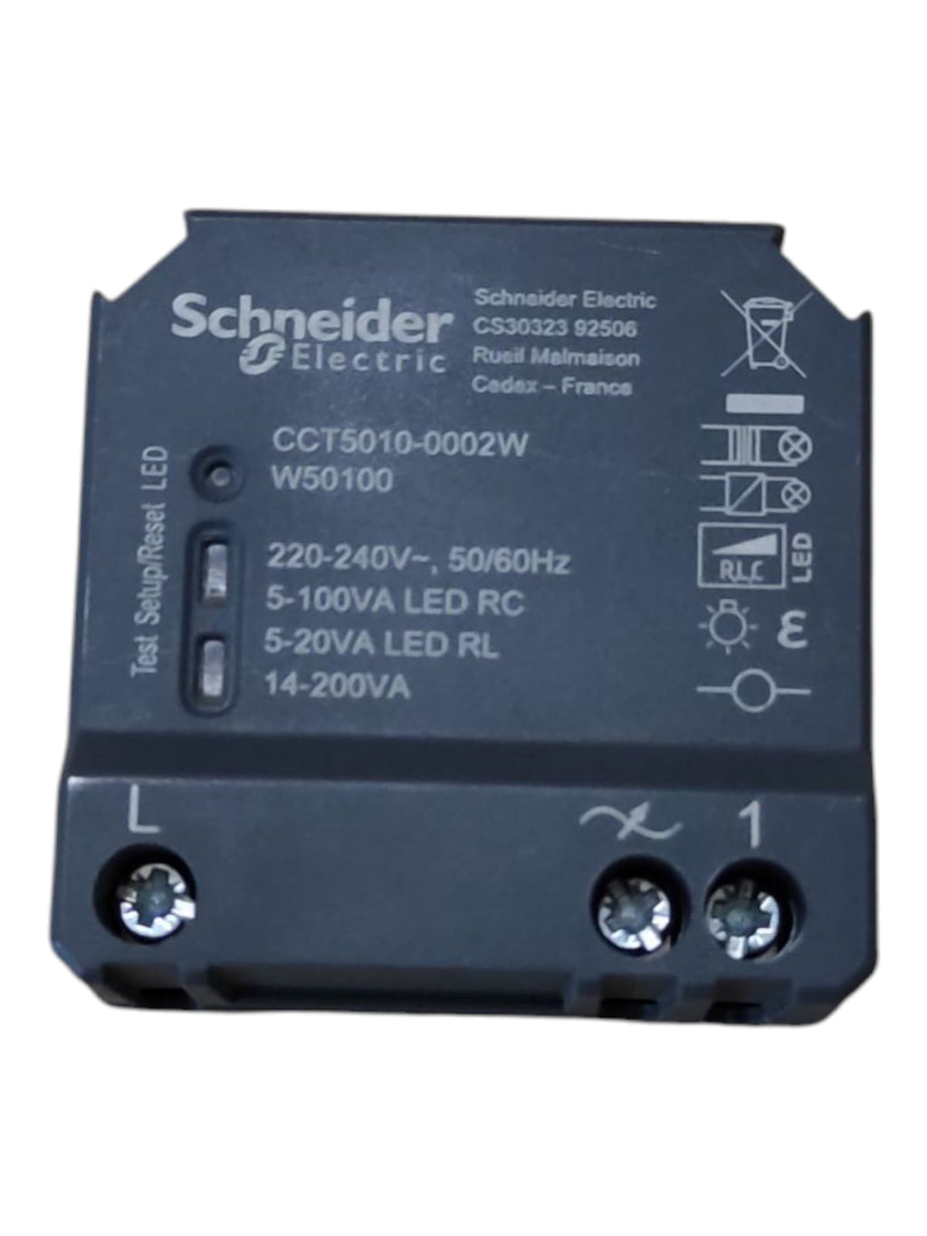 Schneider Electric CCT5010-0002W Universal-Dimmaktor 1-fach Unterputz