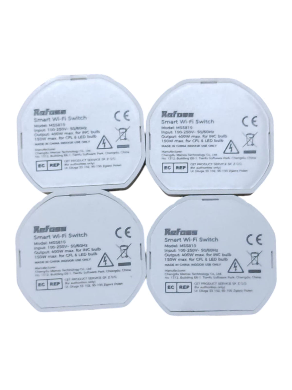 Refoss WLAN Relais Schalter 2.4GHz 250V 10A Smart Home