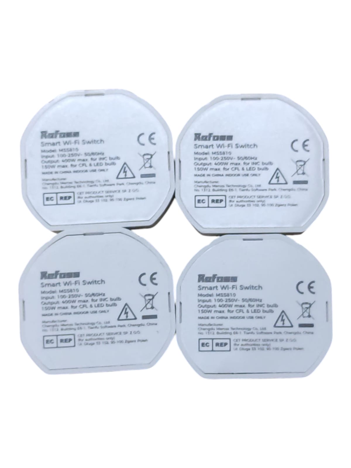 Refoss WLAN Relais Schalter 2.4GHz 250V 10A Smart Home