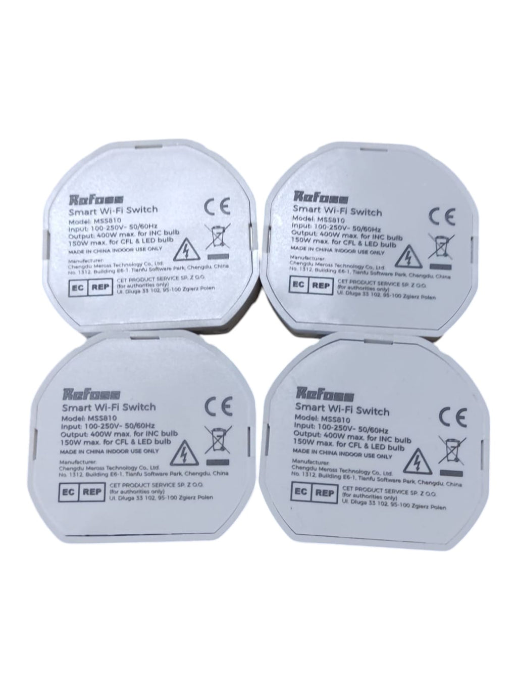 Refoss WLAN Relais Schalter 2.4GHz 250V 10A Smart Home