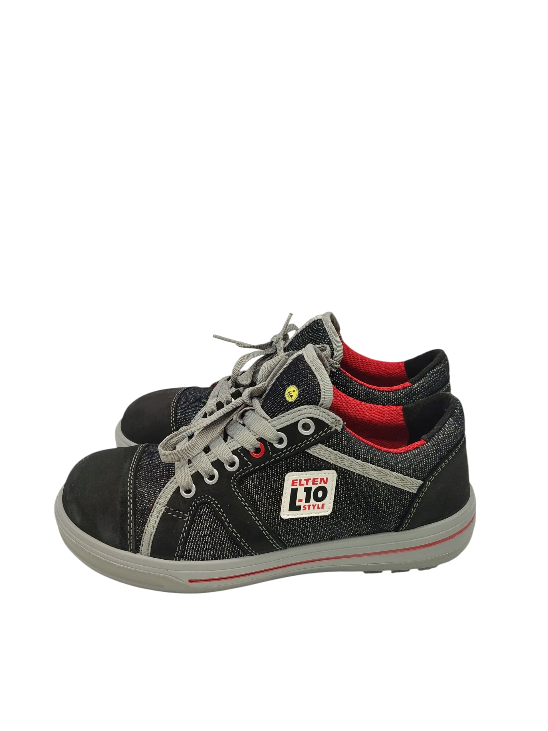 ELTEN Sicherheitsschuhe SENSATION Up Low ESD S3, Damen und Herren, Leder/Textil, Stahlkappe, leicht, sportlich, Schwarz, Größe: 40