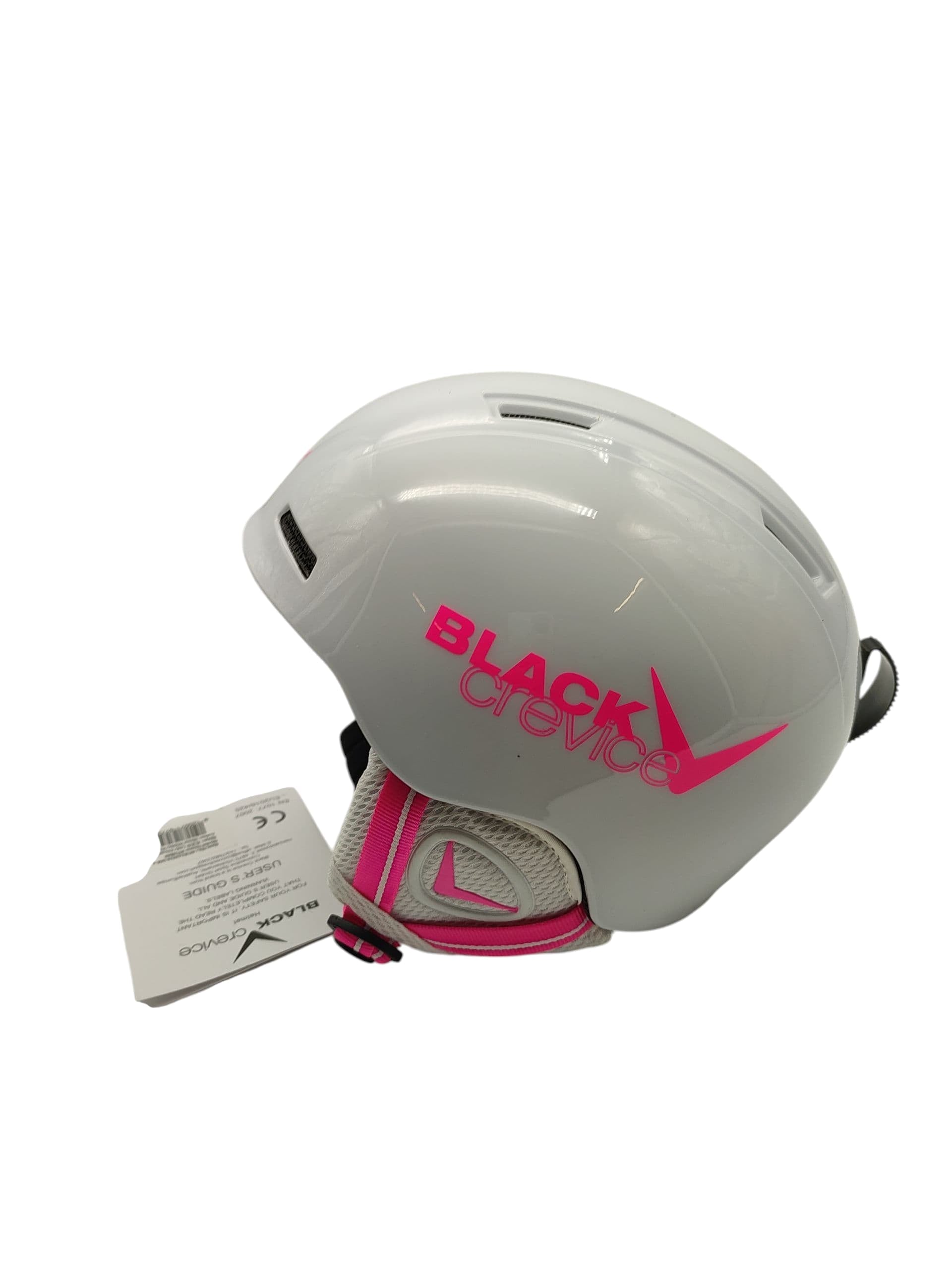 Black Crevice Kinder-Skihelm Stubai, weiß/rosa, 48-52 cm cm