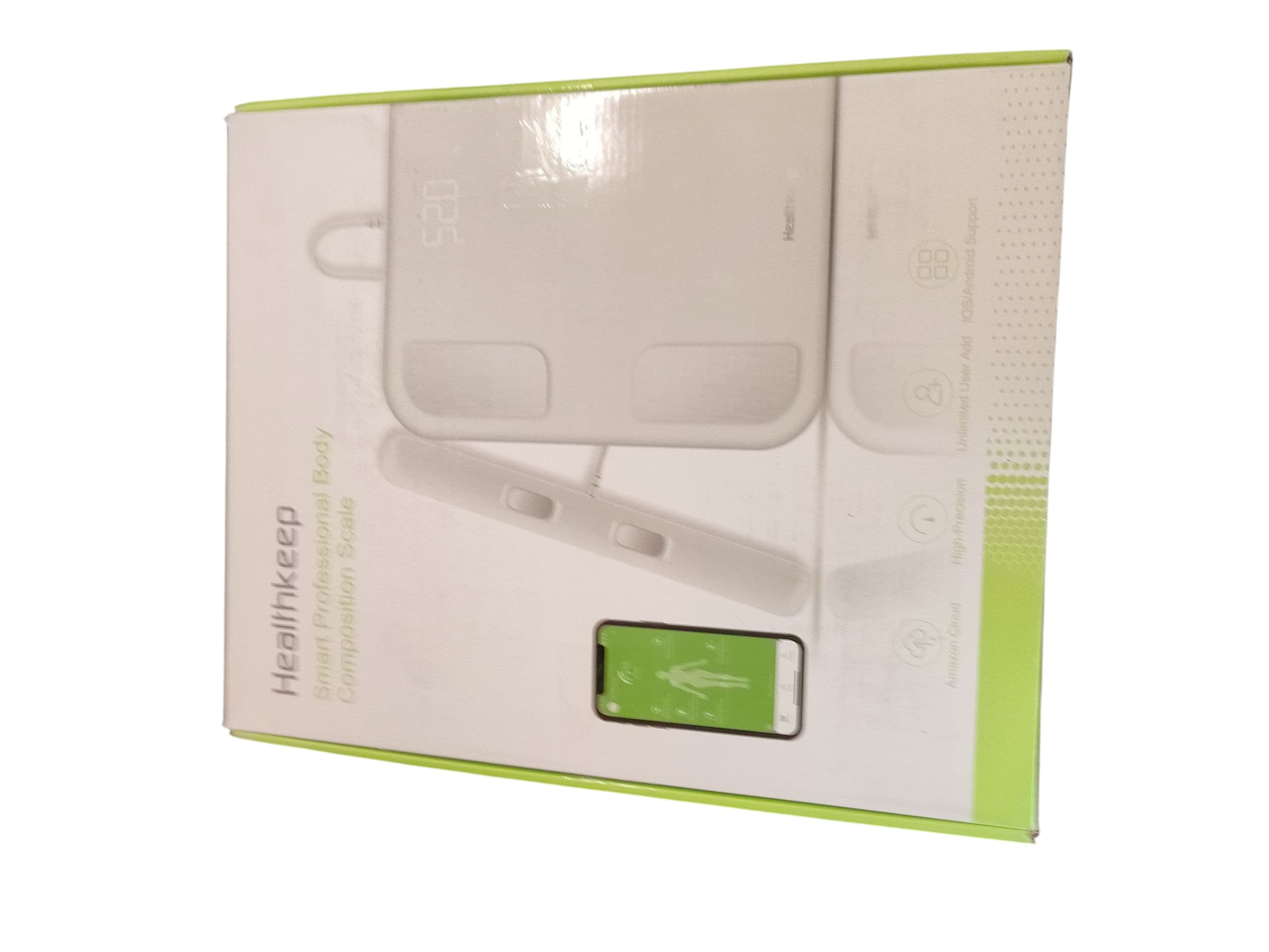 Körperfettwaage Digital Personenwaage Bluetooth mit 8 Elektroden