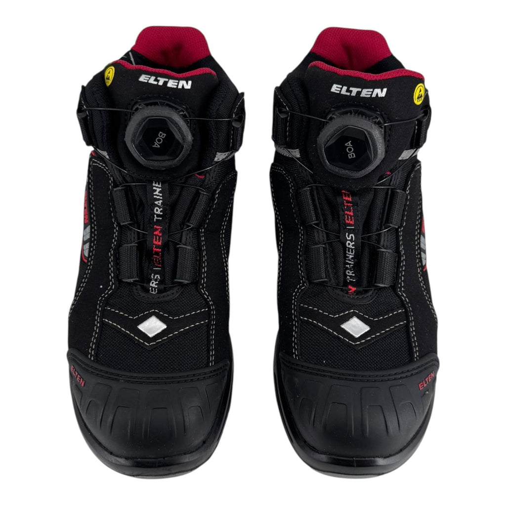 ELTEN SANDER XXT Pro BOA Sicherheitsschuhe S3 ESD metallfrei lederfrei Damen Herren schwarz Größe 39