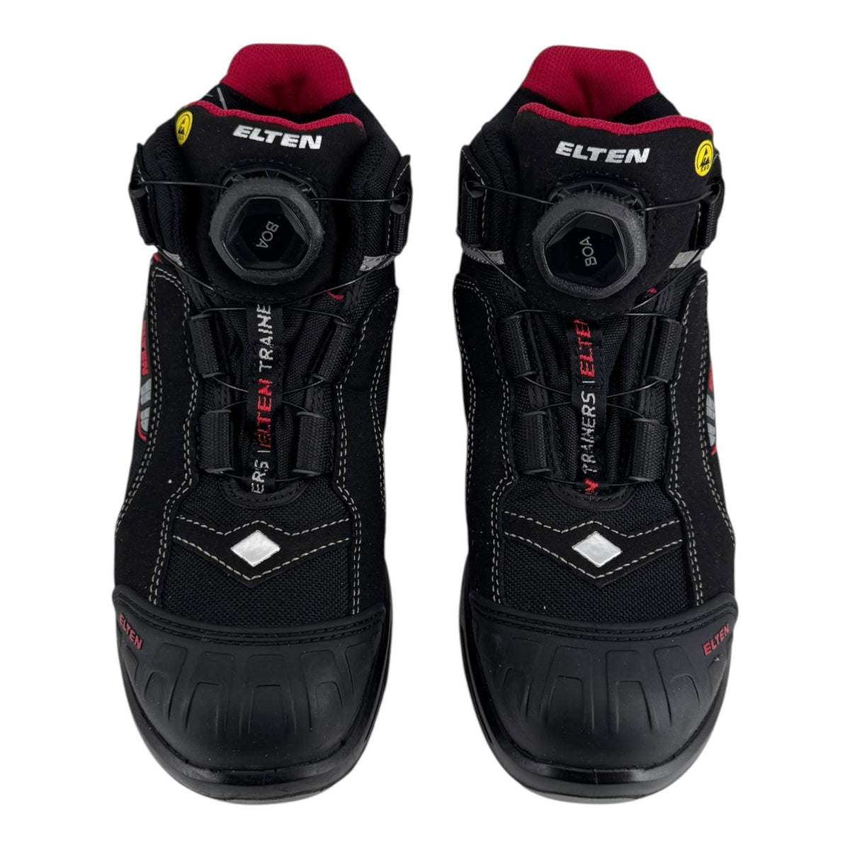 ELTEN SANDER XXT Pro BOA Sicherheitsschuhe S3 ESD metallfrei lederfrei Damen Herren schwarz Größe 39