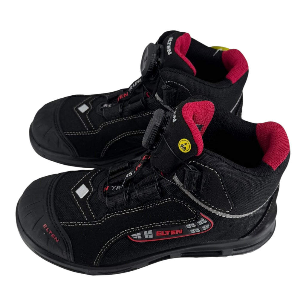 ELTEN SANDER XXT Pro BOA Sicherheitsschuhe S3 ESD metallfrei lederfrei Damen Herren schwarz Größe 39