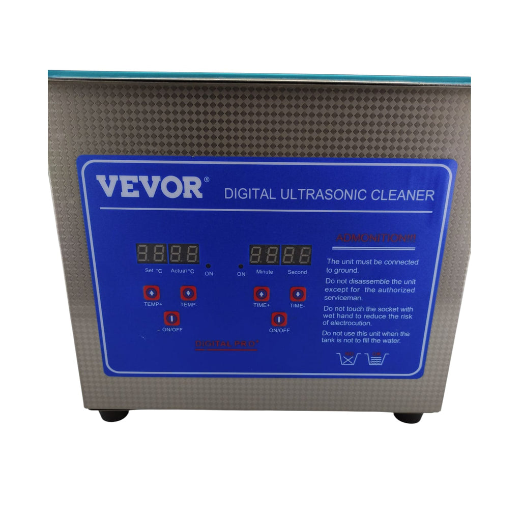 VEVOR MH-020S Ultraschallreiniger Edelstahl 3L grau mit Timer Temperaturanzeige