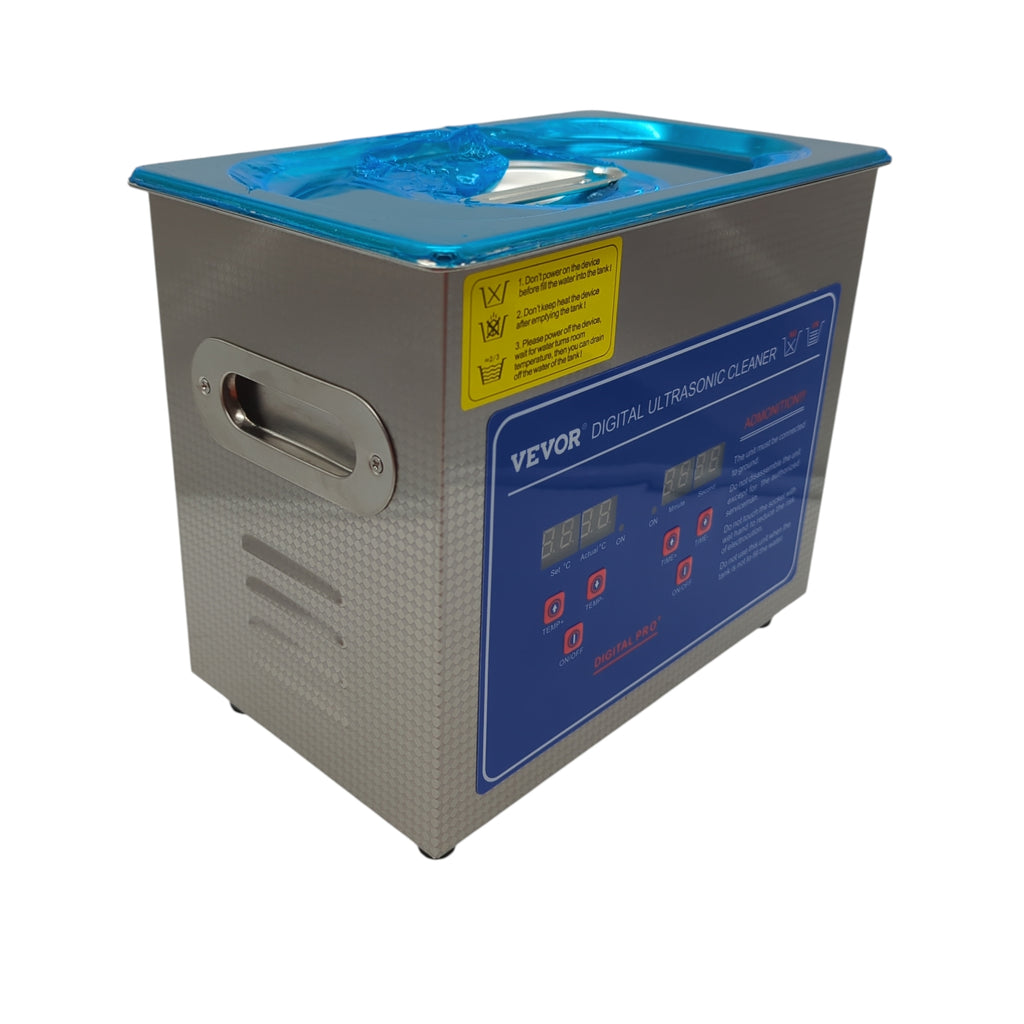 VEVOR MH-020S Ultraschallreiniger Edelstahl 3L grau mit Timer Temperaturanzeige