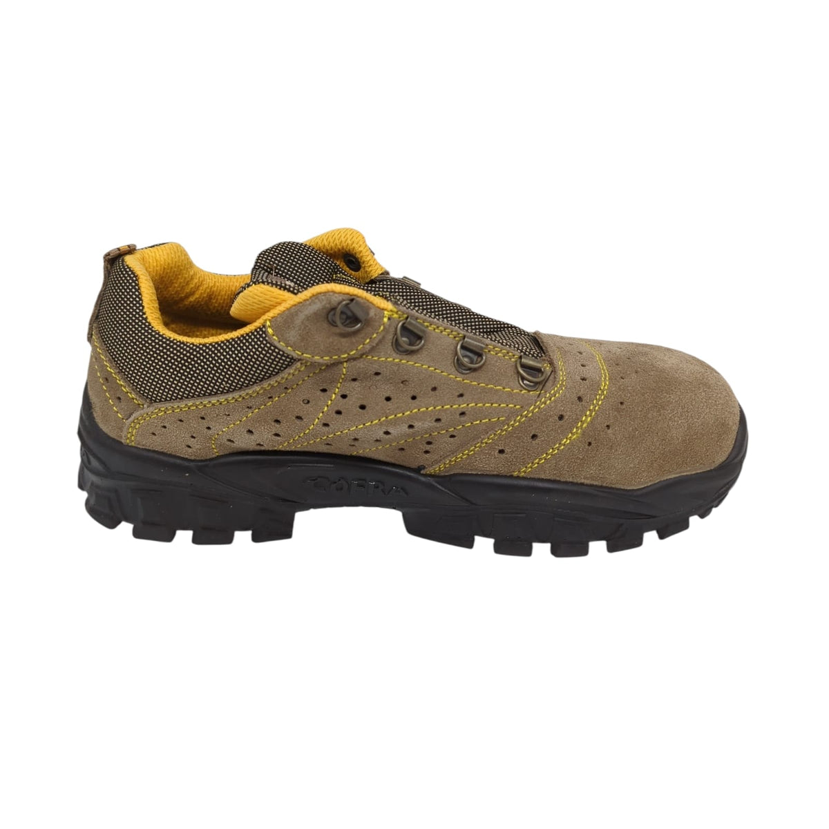 Cofra  NEW NILO S1 P SRC Sicherheitsschuhe Beige/Gelb Gr 41
