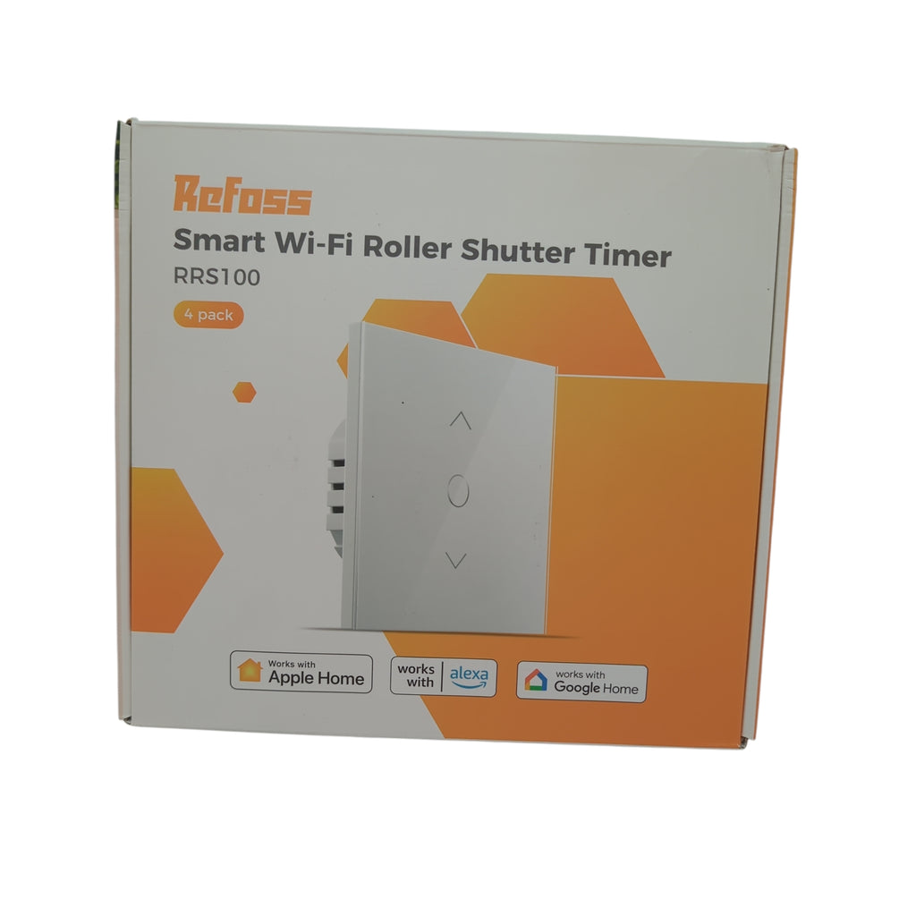 Refoss WLAN Rollladenschalter HomeKit mit Prozentsteuerung LED Siri Alexa