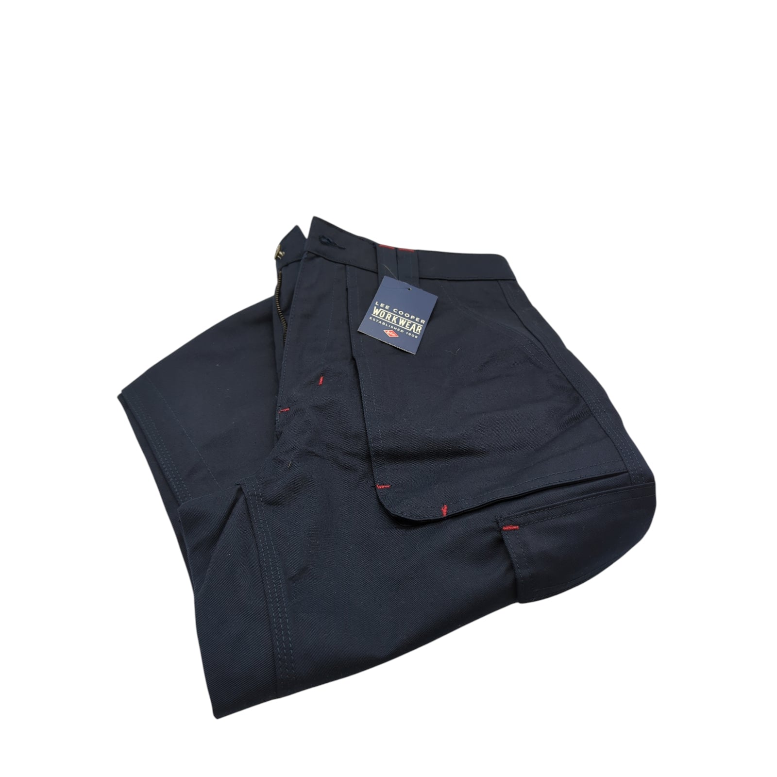 Lee Cooper LCPNT206 Arbeitshose Herren Multi Pocket Marine 34W/29L