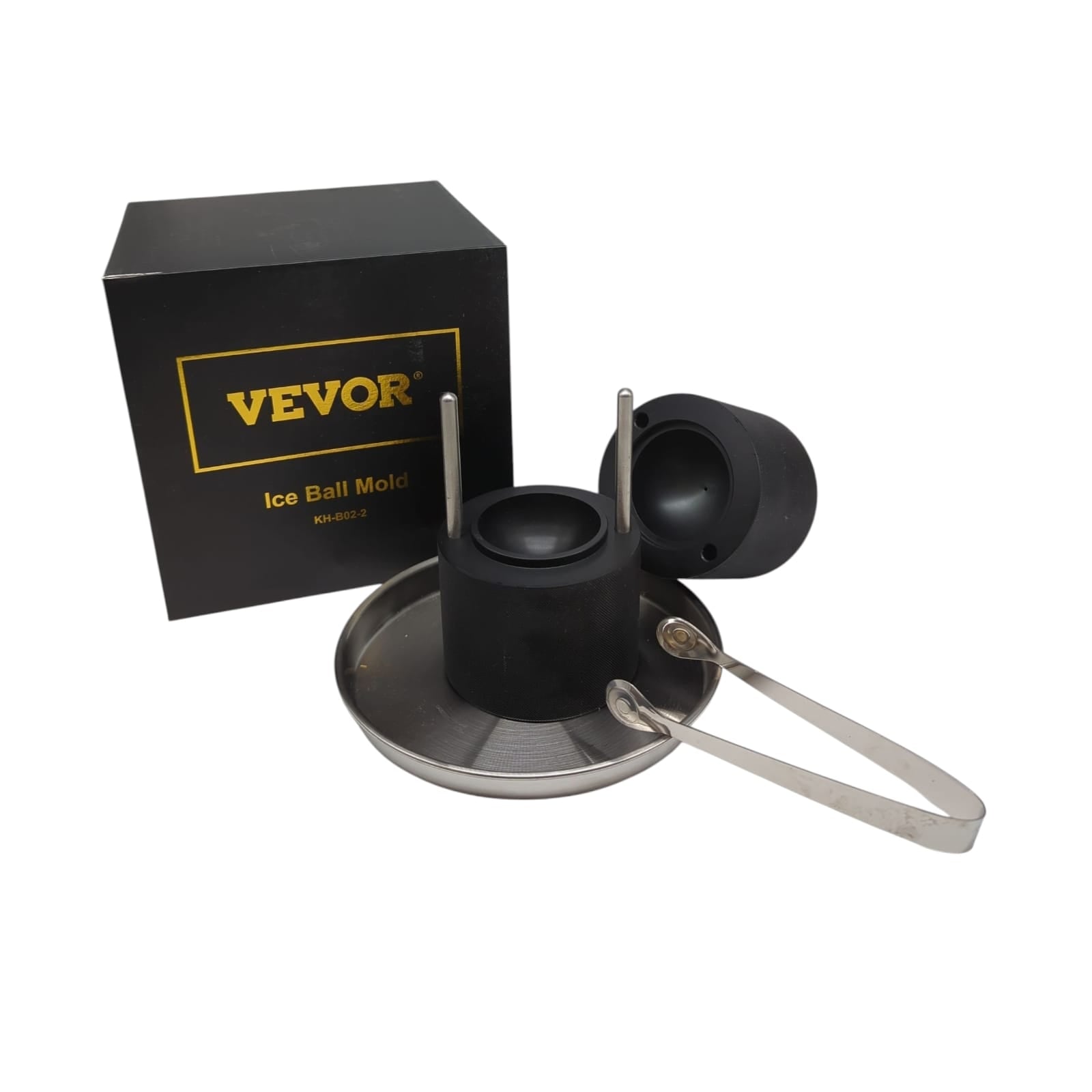 VEVOR Eiswürfelform-Set 60 mm, Eiswürfelform in Kugelform