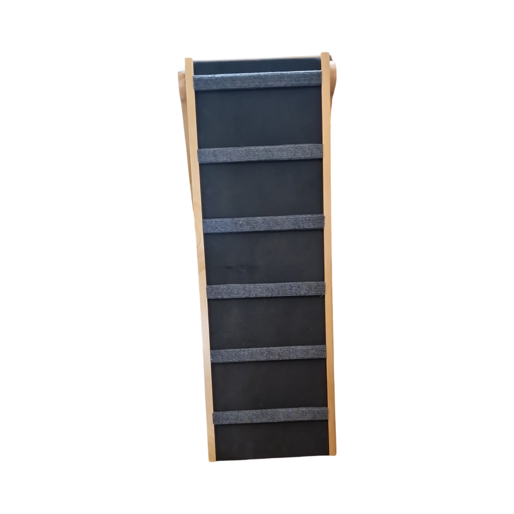 VEVOR Hunderampe 105cm Hundetreppe Kiefernholz Gummi 6-stufig höhenverstellbar