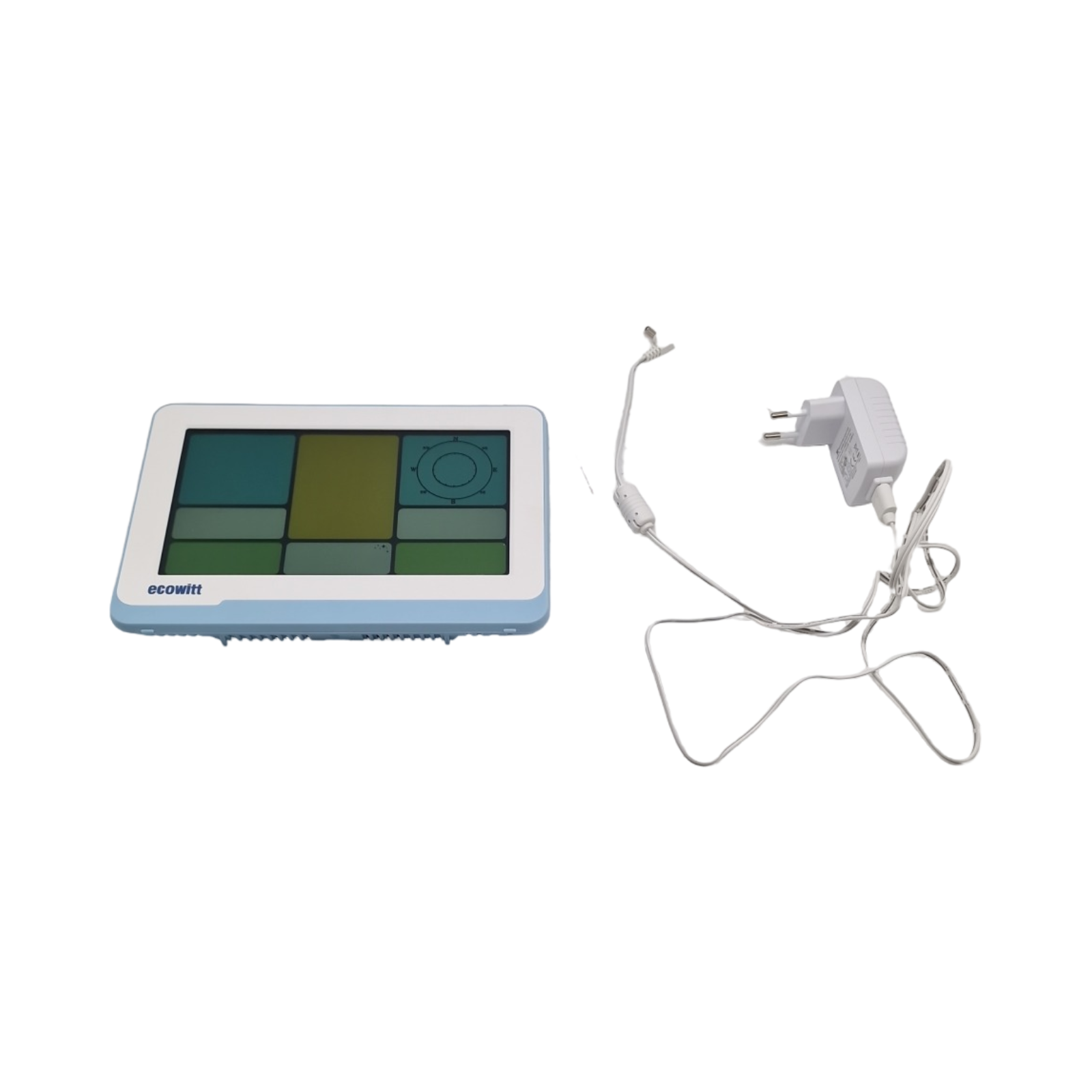 ECOWITT WS3820 Wetterstation 7-in-1 WiFi Solar-Außensensor WS69 Wireless Indoor Color LCD Display 7,5 Zoll