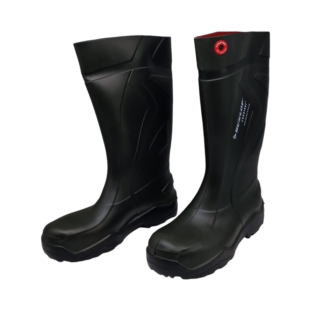DUNLOP D760933 Gummistiefel Unisex Langschaft grün Größe 44