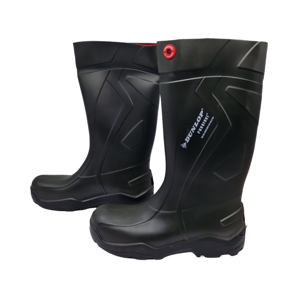 DUNLOP D760933 Gummistiefel Unisex Langschaft grün Größe 44