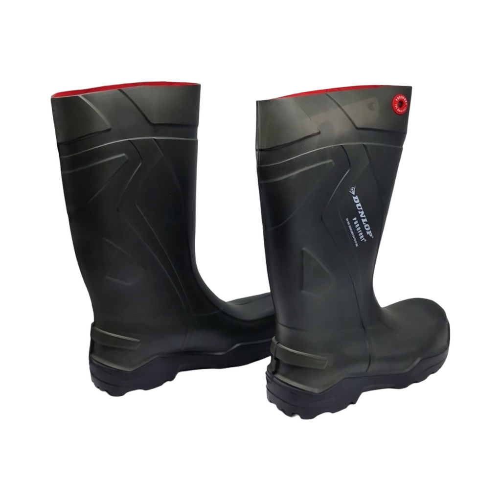 DUNLOP D760933 Gummistiefel Unisex Langschaft grün Größe 44