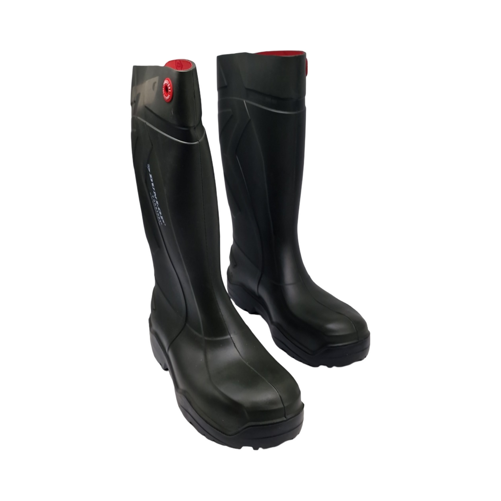 DUNLOP D760933 Gummistiefel Unisex Langschaft grün Größe 44