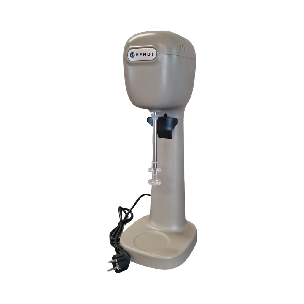 Hendi Milchshake Maker Getränkemixer inkl. 2 Mixbecher Edelstahl Polykarbonat Drink Mixer 230V