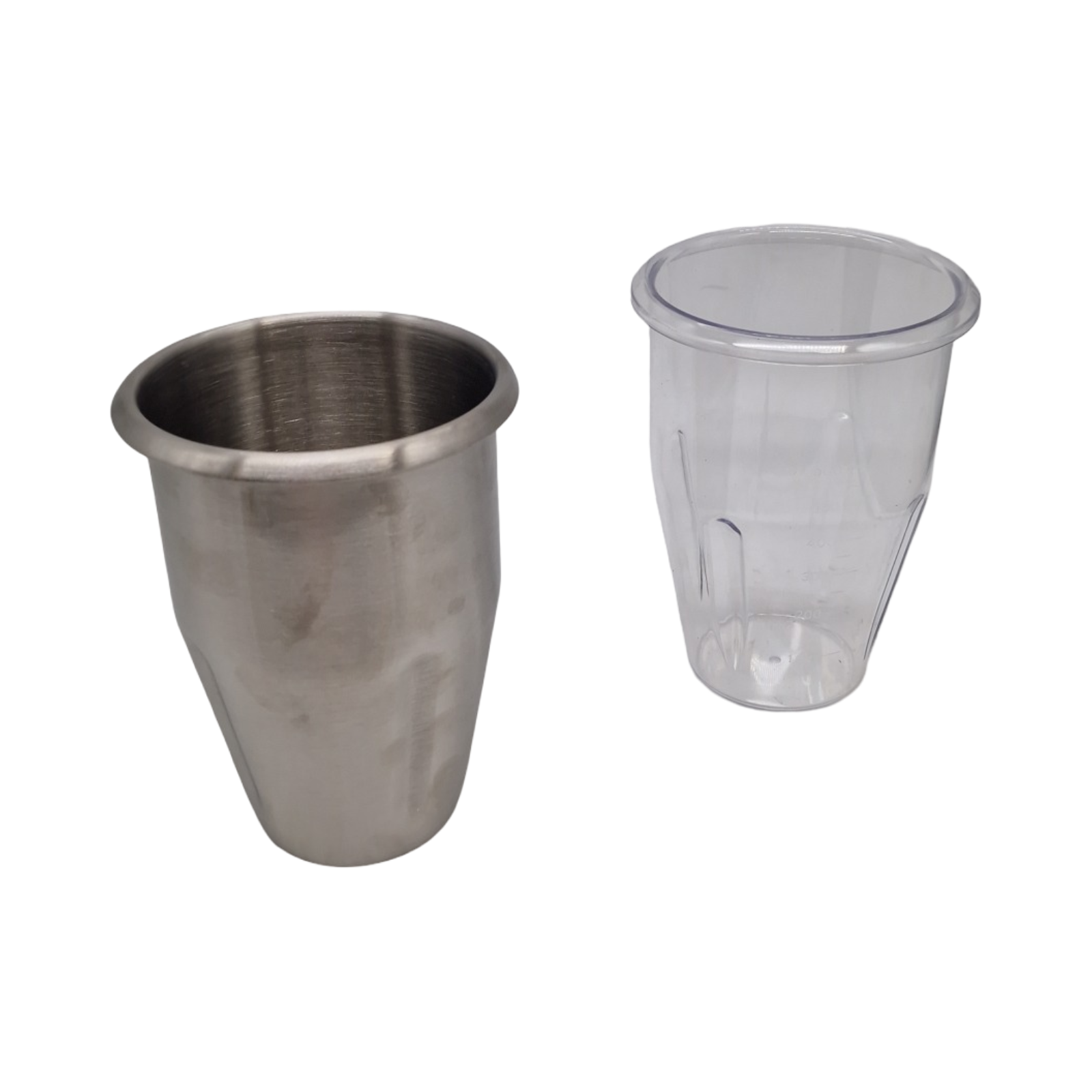 Hendi Milchshake Maker Getränkemixer inkl. 2 Mixbecher Edelstahl Polykarbonat Drink Mixer 230V