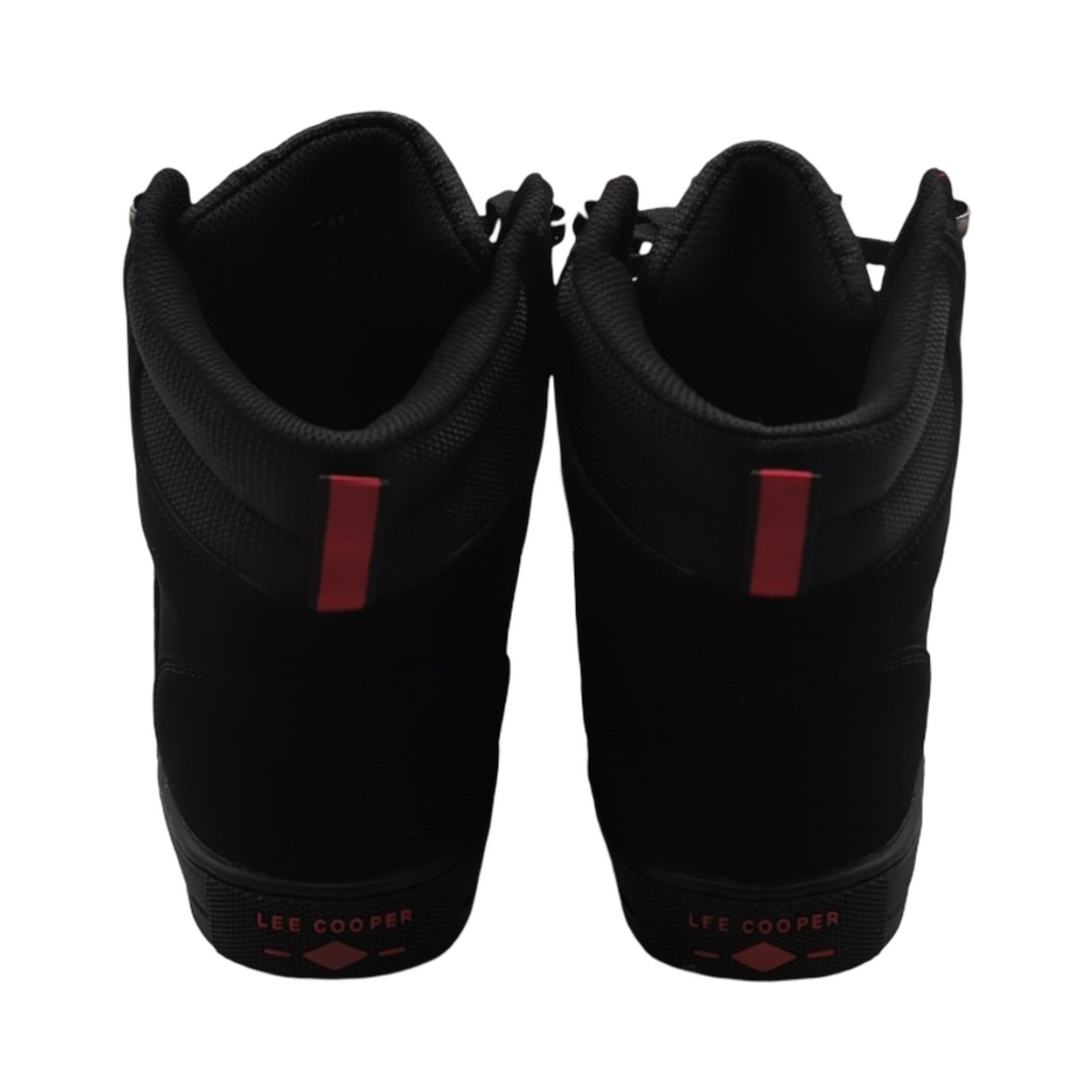 Lee Cooper Unisex Arbeitsschuhe Retro Stil Trainer Stiefel SB SRA Schwarz Größe 46