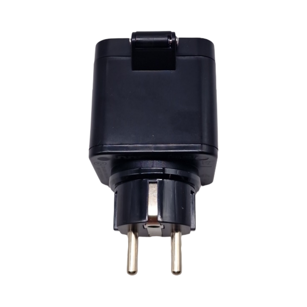Innr Zigbee Smart Außensteckdose Outdoor Steckdose mit Strommessung Zigbee Repeater kompatibel mit Hue Alexa IP54