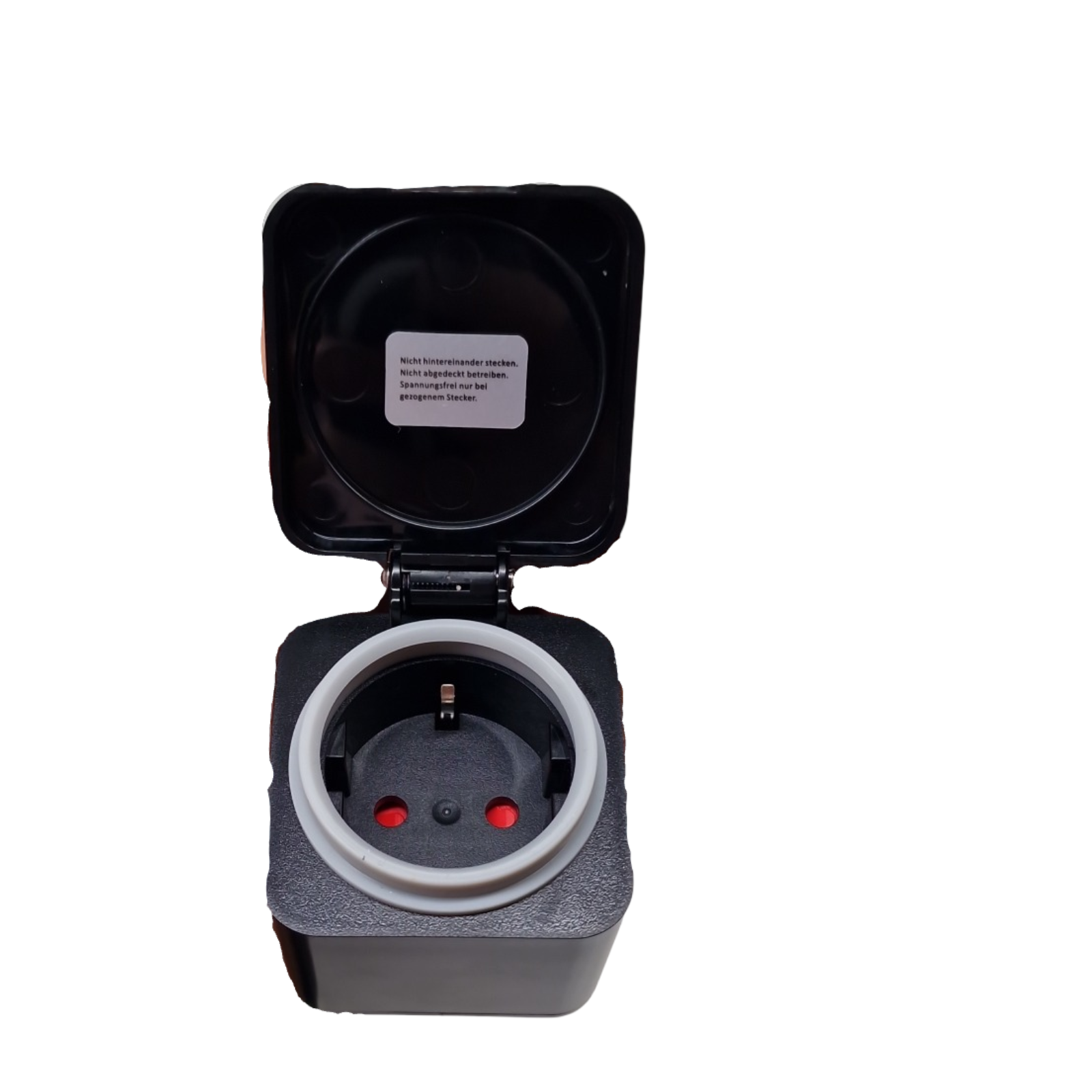 Innr Zigbee Smart Außensteckdose Outdoor Steckdose mit Strommessung Zigbee Repeater kompatibel mit Hue Alexa IP54
