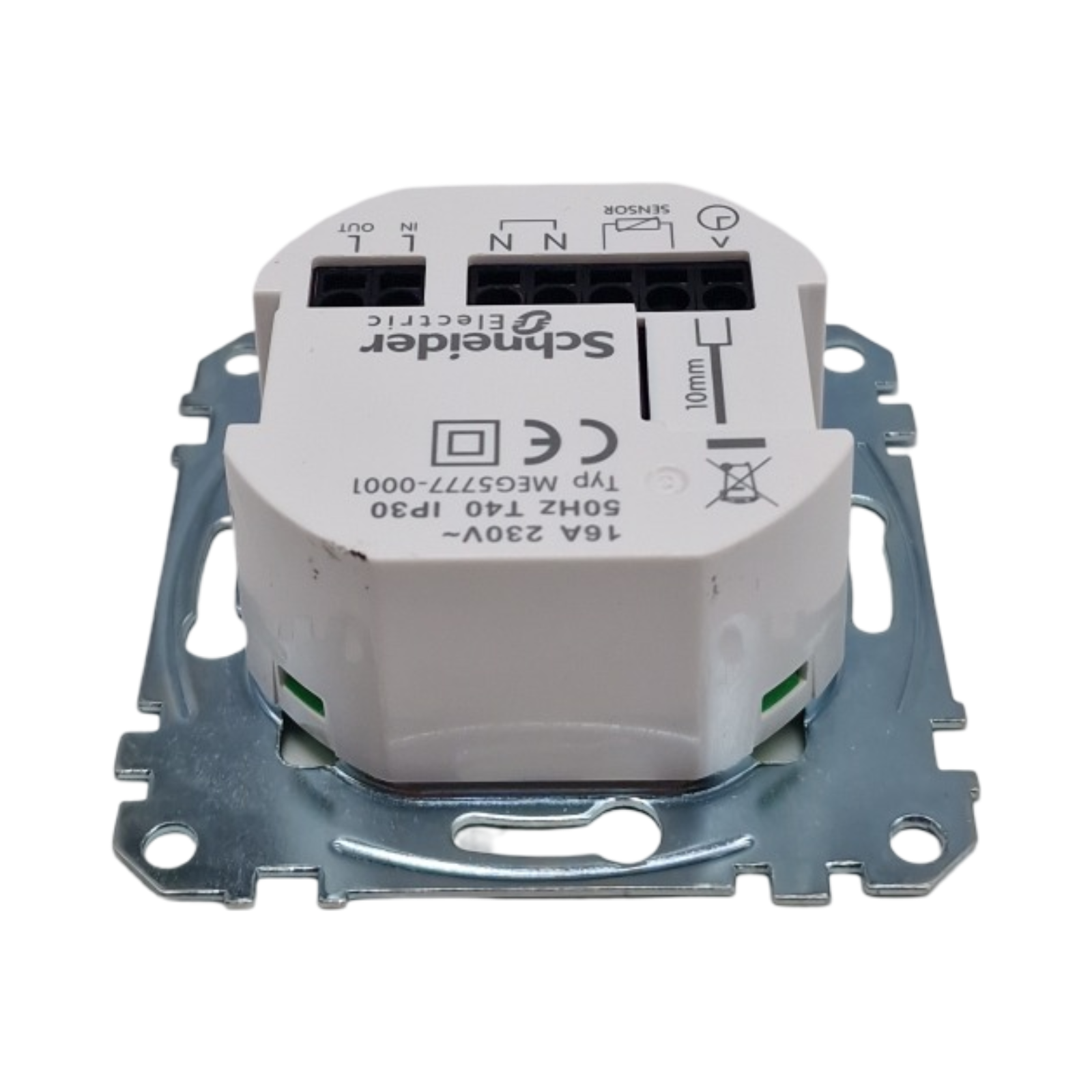 Schneider Electric Merten Connected Raumtemperaturregler Zigbee 16A Grün