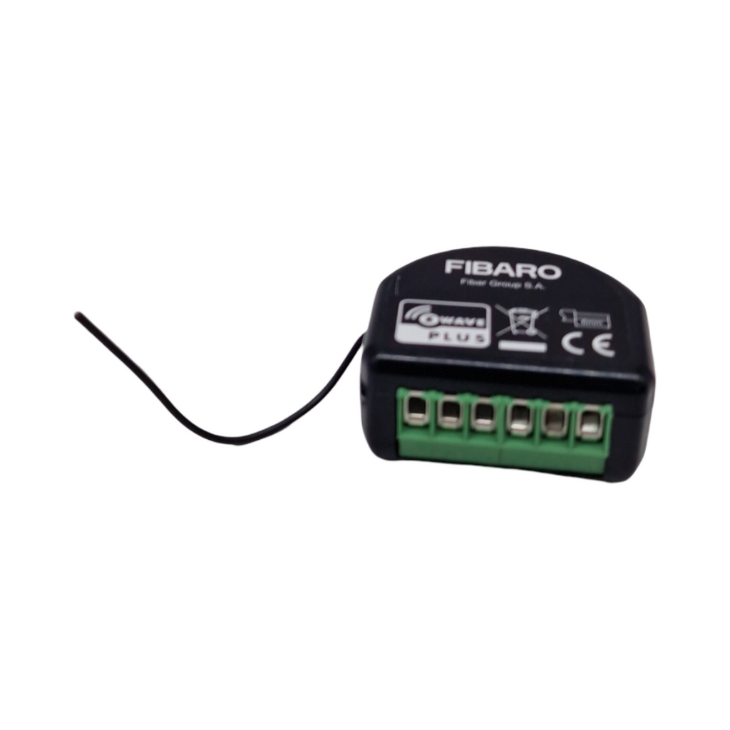 FIBARO FGS-213 Z-Wave Plus Relais Schalter drahtlos schwarz
