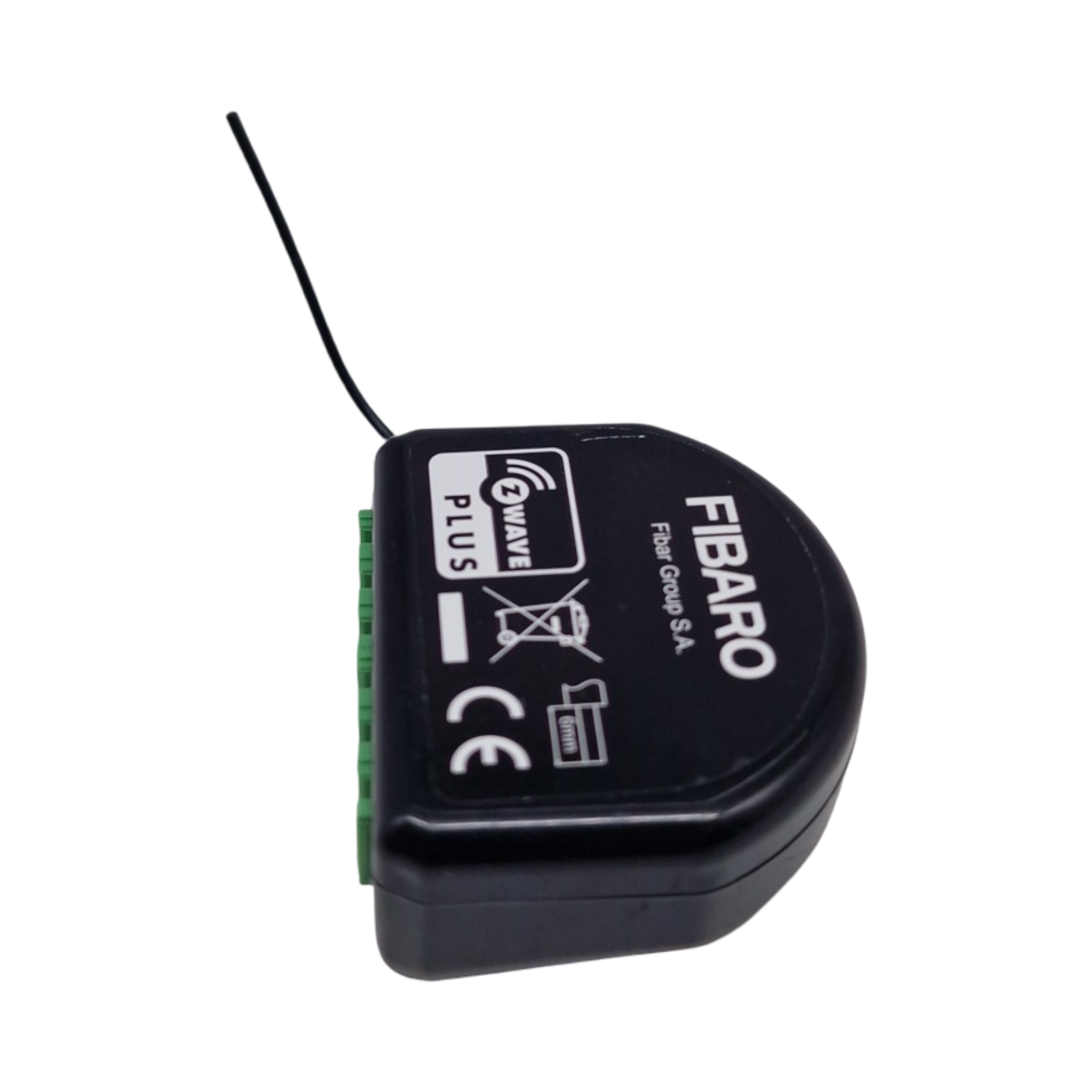FIBARO FGS-213 Z-Wave Plus Relais Schalter drahtlos schwarz