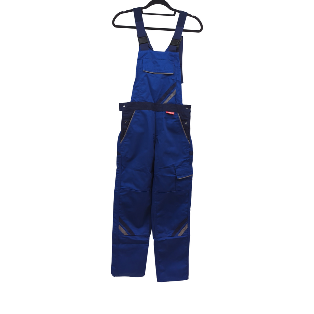 Planam Highline Damen-Latzhose kornblau marine zink Größe 34