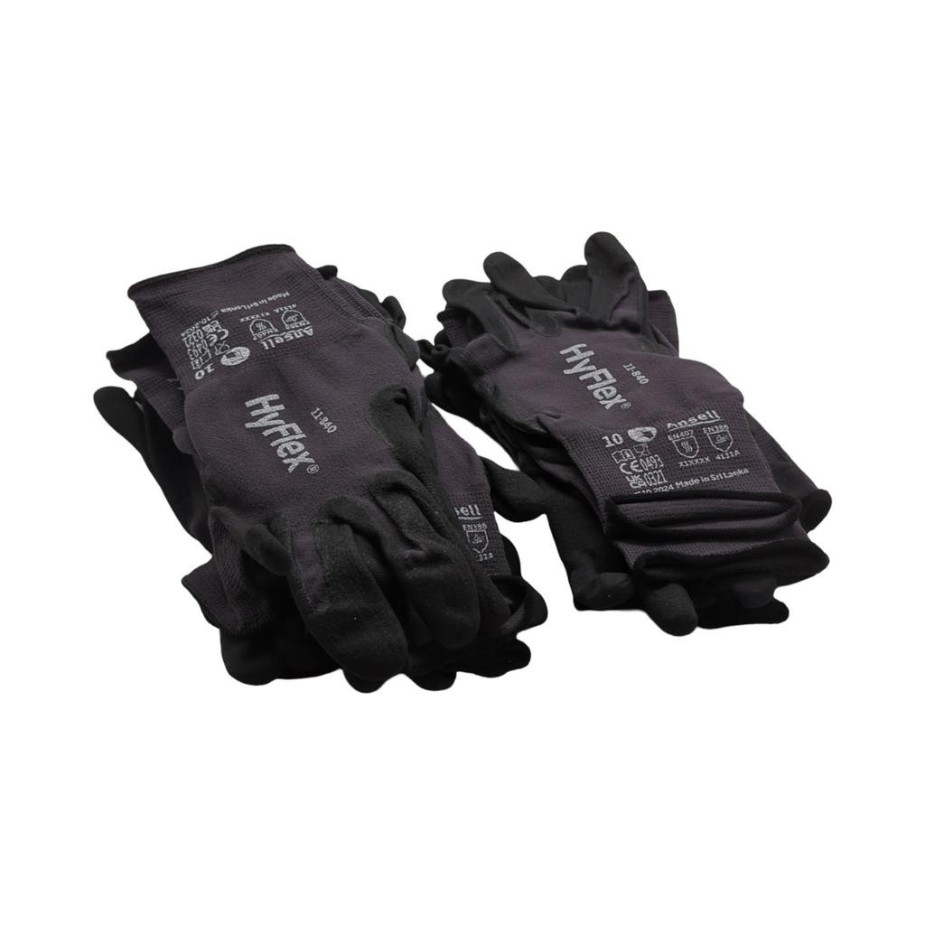 HyFlex 11-840 Arbeitshandschuhe Nitril-Beschichtung rutschfest 12 Paar