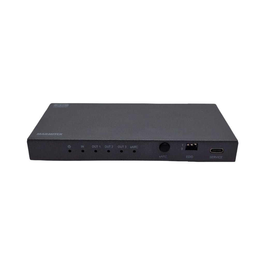 Marmitek Connect AE34 HDMI Audio Extractor 8K 60Hz Konverter für AV-Receiver und Soundbar Schwarz 7.1 Kanäle