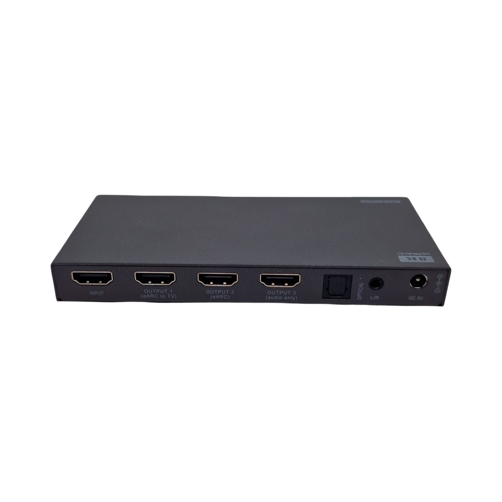 Marmitek Connect AE34 HDMI Audio Extractor 8K 60Hz Konverter für AV-Receiver und Soundbar Schwarz 7.1 Kanäle