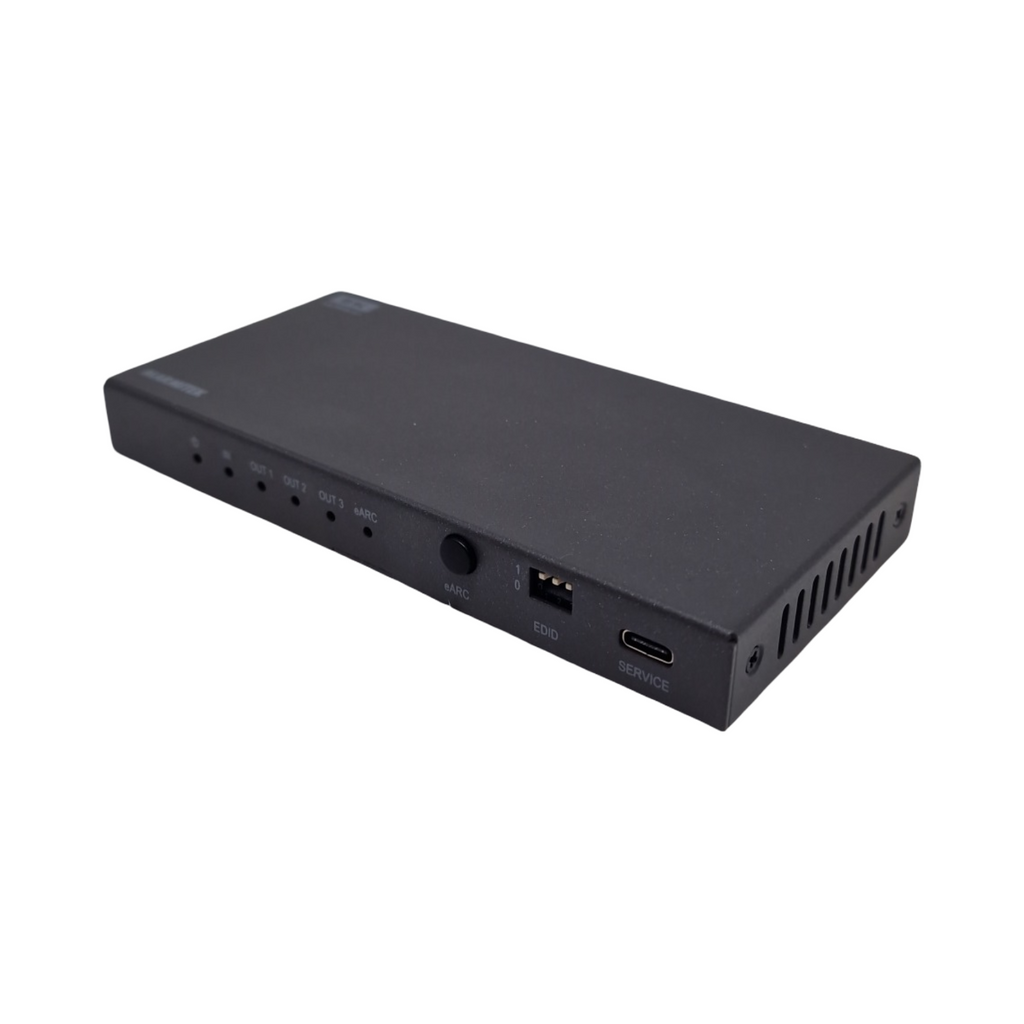 Marmitek Connect AE34 HDMI Audio Extractor 8K 60Hz Konverter für AV-Receiver und Soundbar Schwarz 7.1 Kanäle