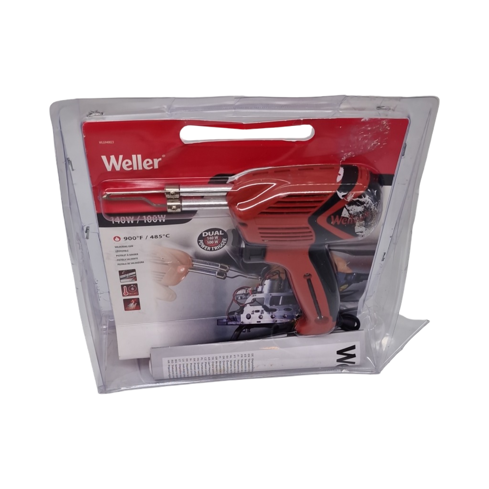 Weller WLG940023G Lötpistole 230V 140W Meißelform 480°C
